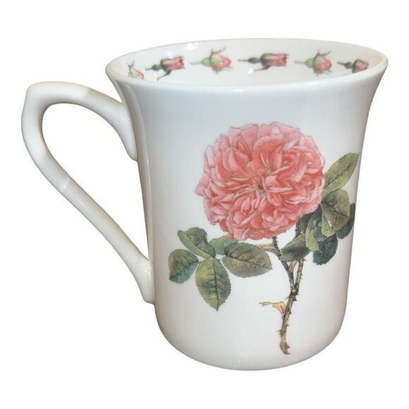 Queen's Bone China Parson's Roses Cup Royal Horticulture Society Rosa centifolia - Picture 2 of 3